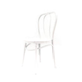 NUOBESTY 1:12 Miniature Chair Dollhouse Mini Iron Chair Dollhouse Furniture Ornament Dollhouse Accessories White